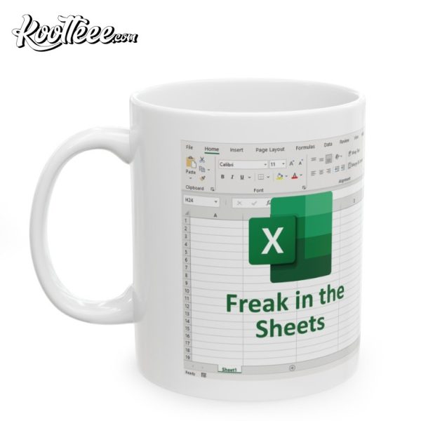 Freak In The Sheets Excel Accountant Mug