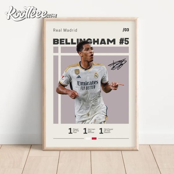 Jude Bellingham Real Madrid Football Poster