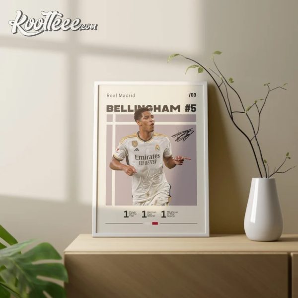 Jude Bellingham Real Madrid Football Poster