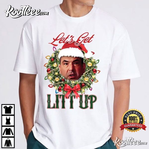 Louis Litt Let’s Get Litt Up Christmas T-Shirt