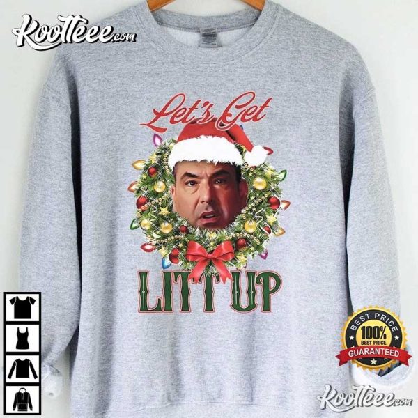 Louis Litt Let’s Get Litt Up Christmas T-Shirt