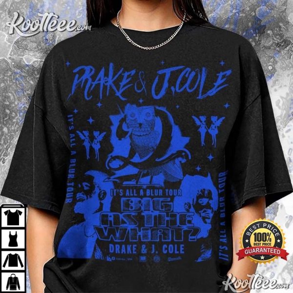 Drake J Cole Big As The What Tour Vintage T-Shirt