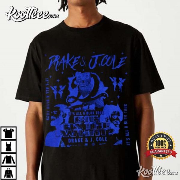 Drake J Cole Big As The What Tour Vintage T-Shirt