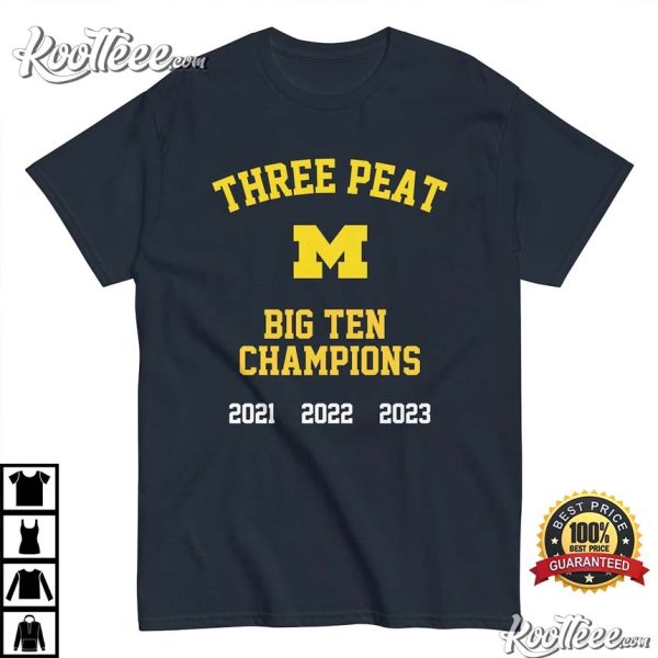 Michigan Football Big Ten Champions 2023 T-Shirt