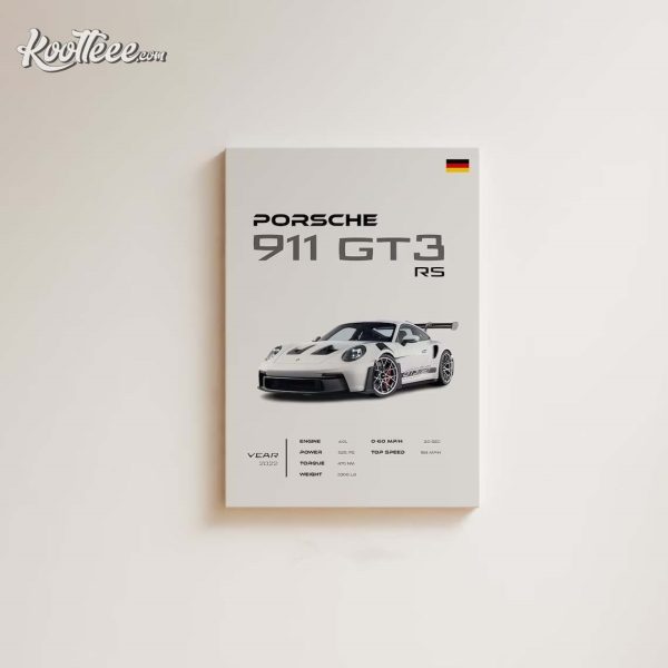 Porsche 911 GT3 RS Luxury Car Poster