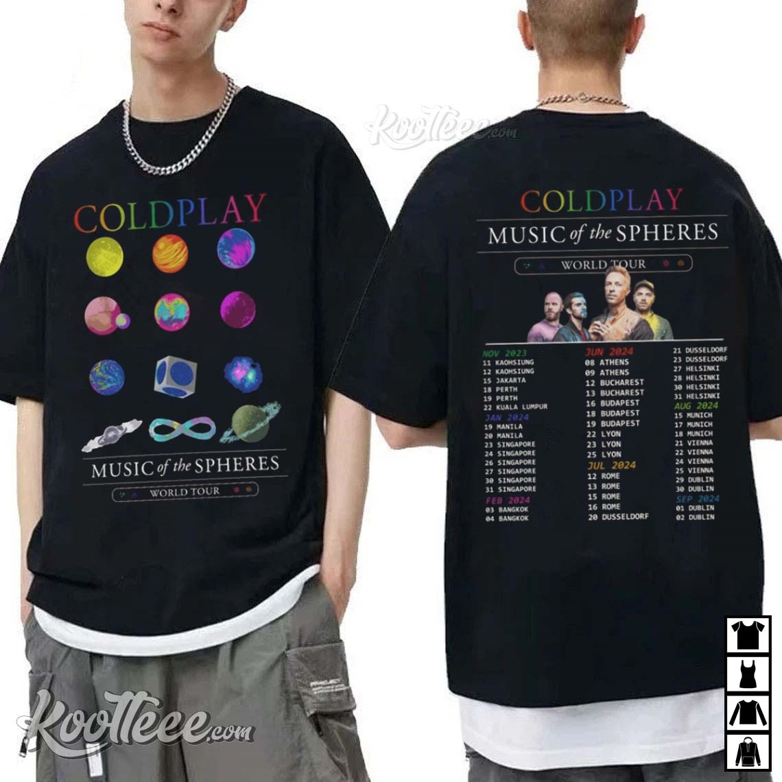 Coldplay Music Of The Spheres World Tour T-Shirt