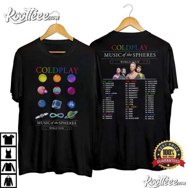 Coldplay Music Of The Spheres World Tour T-Shirt