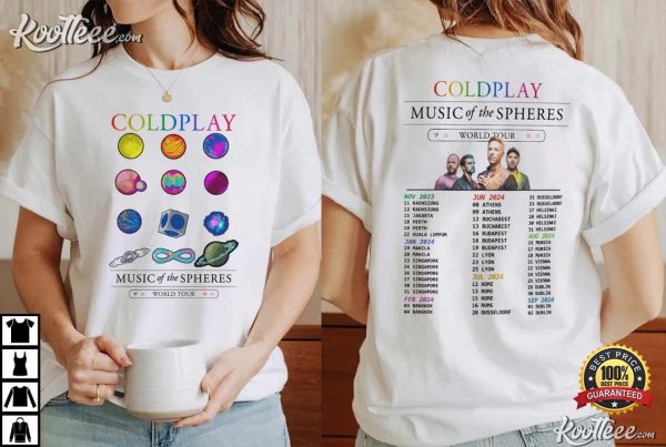 Coldplay Music Of The Spheres World Tour T-Shirt