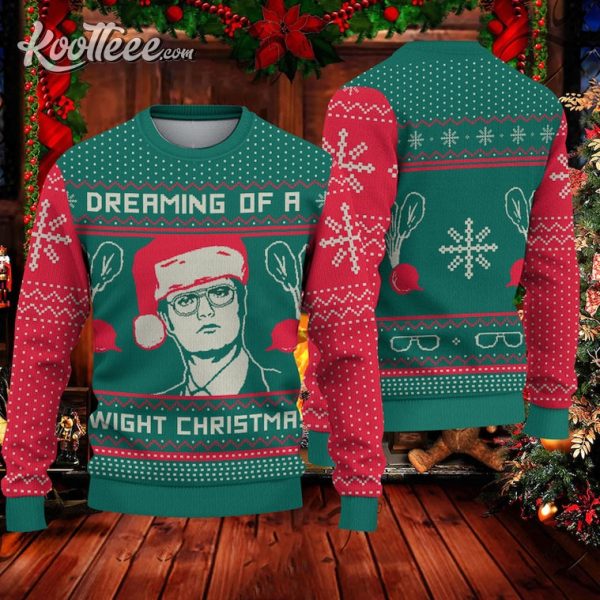 Dreaming Of A Dwight Christmas The Office Ugly Sweater