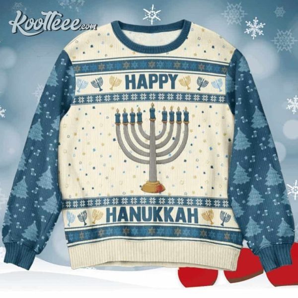 Happy Hanukkah Christmas Ugly Sweater