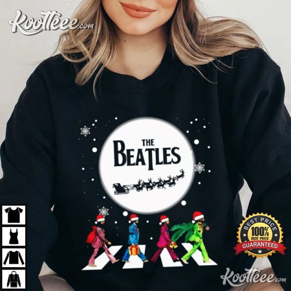 The Beatles Abbey Road Christmas T-Shirt