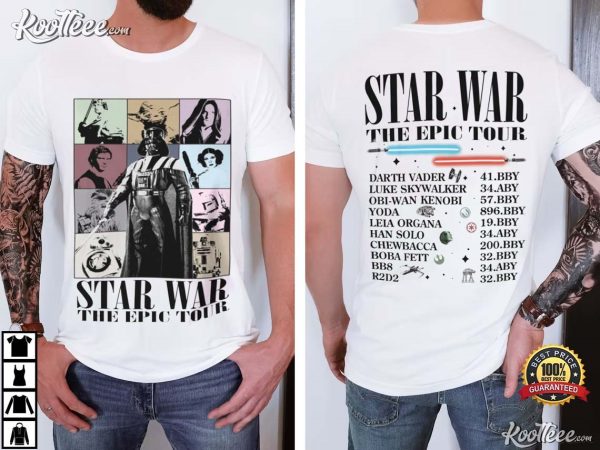 Star Wars The Epic Tour Gift For Fan T-Shirt