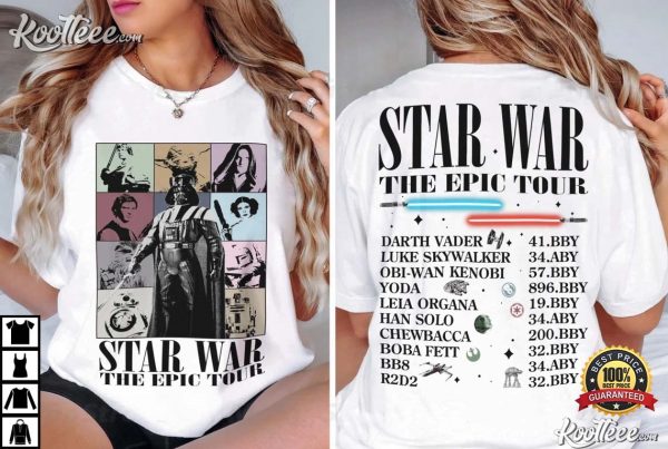 Star Wars The Epic Tour Gift For Fan T-Shirt