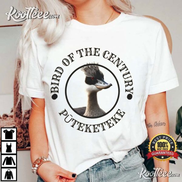 Puteketeke Bird Of The Century Crested Greb T-Shirt