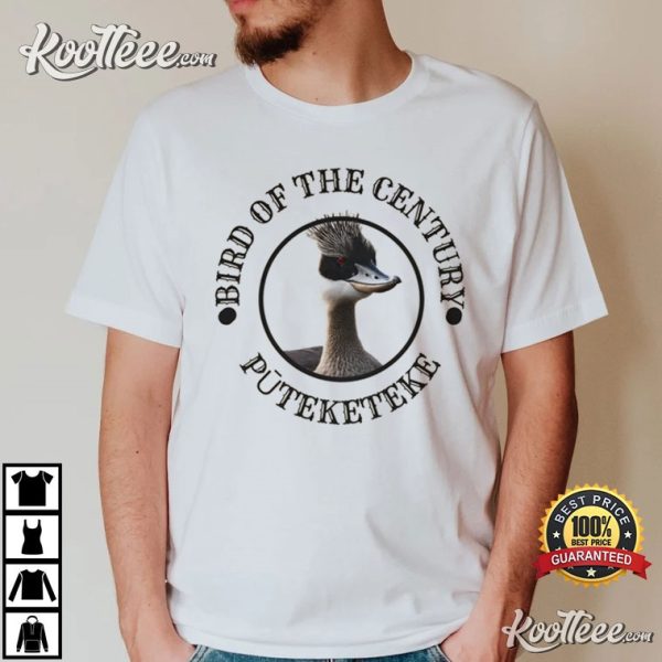 Puteketeke Bird Of The Century Crested Greb T-Shirt