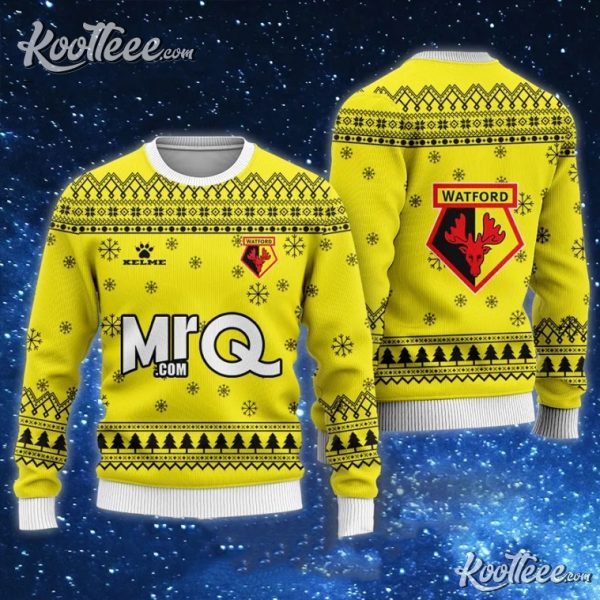 Watford FC MrQ Ugly Christmas Sweater