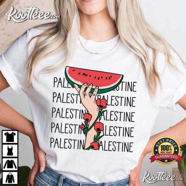 Watermelon Symbol Palestinian Resistance T-Shirt