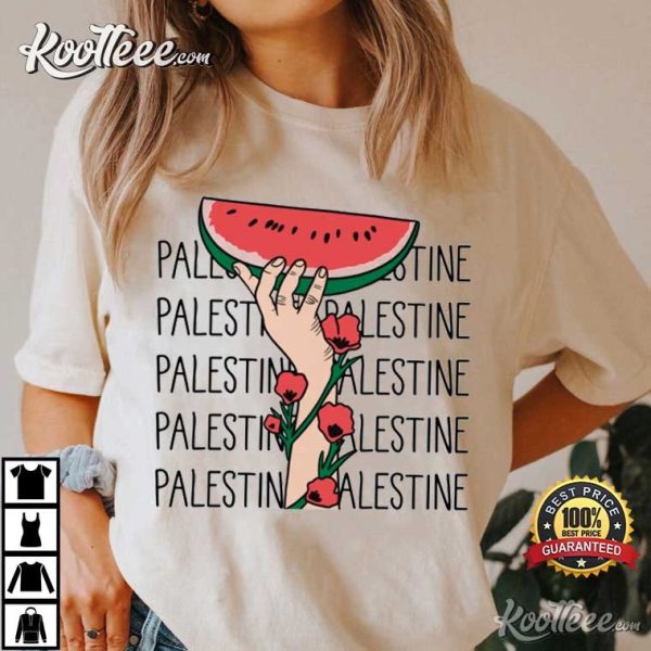 Watermelon Symbol Palestinian Resistance T-Shirt