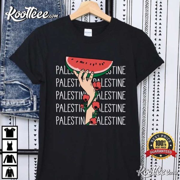 Watermelon Symbol Palestinian Resistance T-Shirt