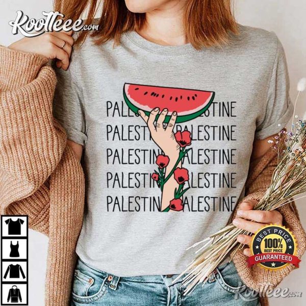 Watermelon Symbol Palestinian Resistance T-Shirt