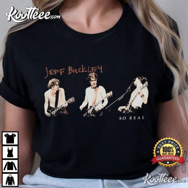 Jeff Buckley So Real Vintage 90s Tour 1994 T-Shirt