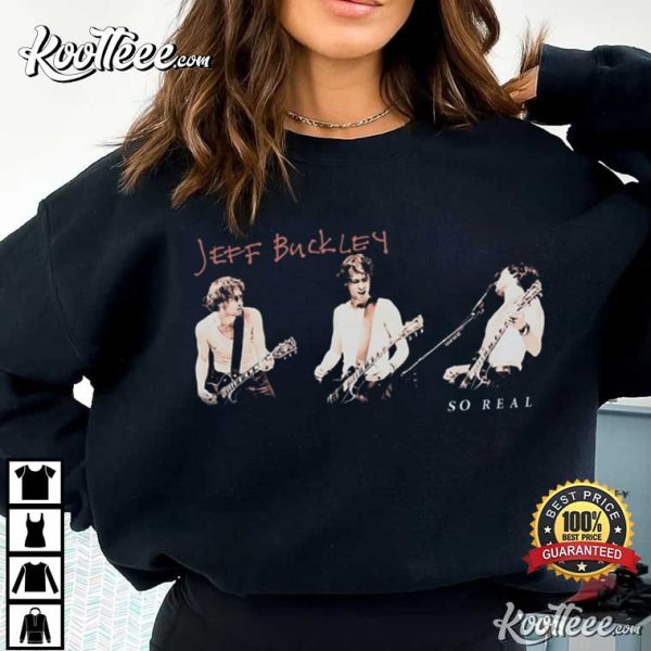 Jeff Buckley So Real Vintage 90s Tour 1994 T-Shirt
