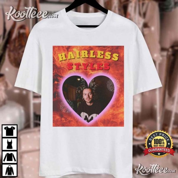 Hairless Styles Harry Styles Bald T-Shirt