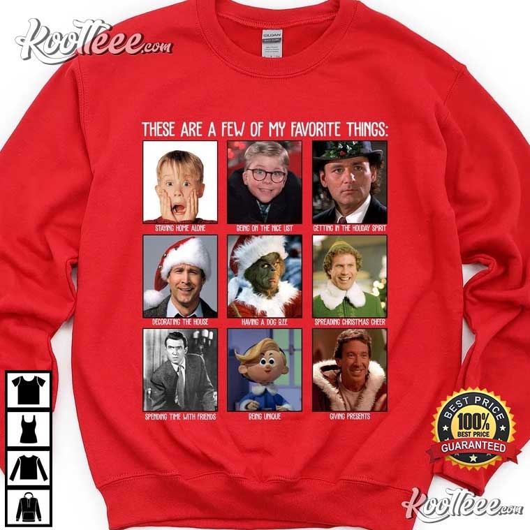 Christmas Movies Characters T-Shirt