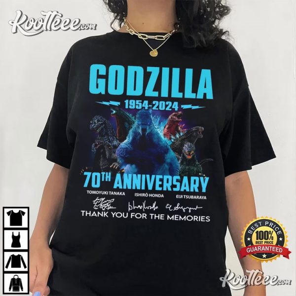 Godzilla 1954 2024 70th Anniversary T-Shirt