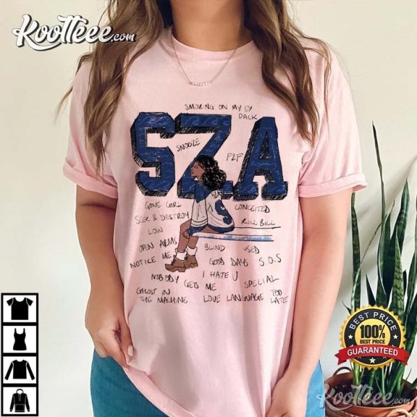 SZA Songs List Gift For Fan T-Shirt