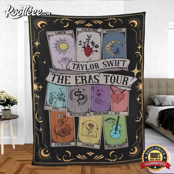 Taylor Swift Eras Tour Tarot Fleece Blanket