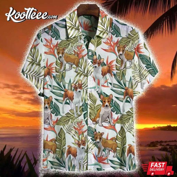 Basenji Dog Lover Tropical Hawaiian Shirt