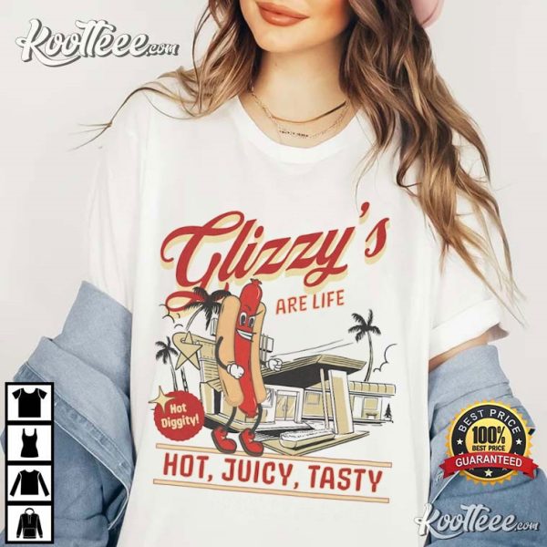 Glizzys are Life Hot Dog Lover T-Shirt