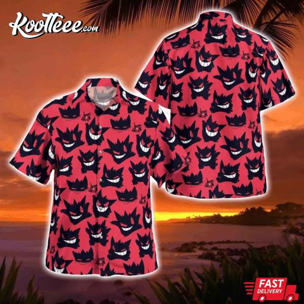Gengar Glibly Comfortable Hawaiian Shirt