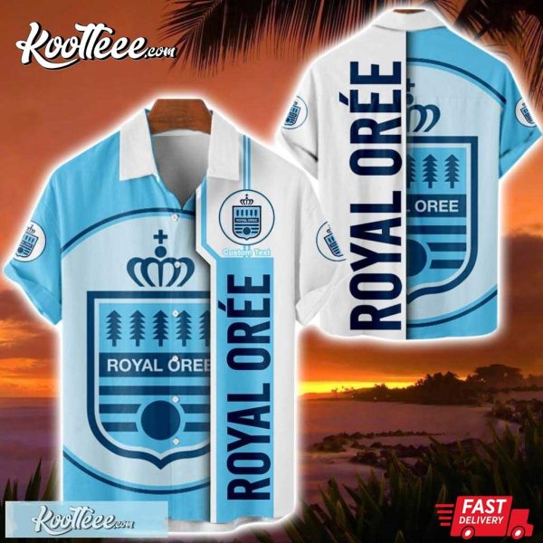 Royal Oree Hockey Custom Name Hawaiian Shirt