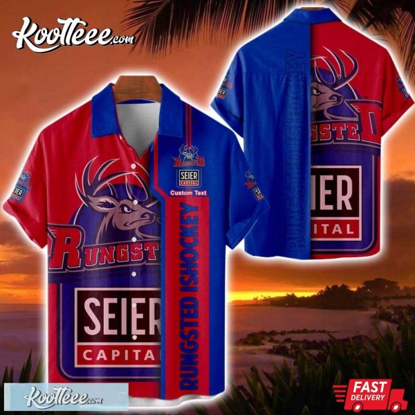 Rungsted Ishockey Klub Custom Name Hawaiian Shirt