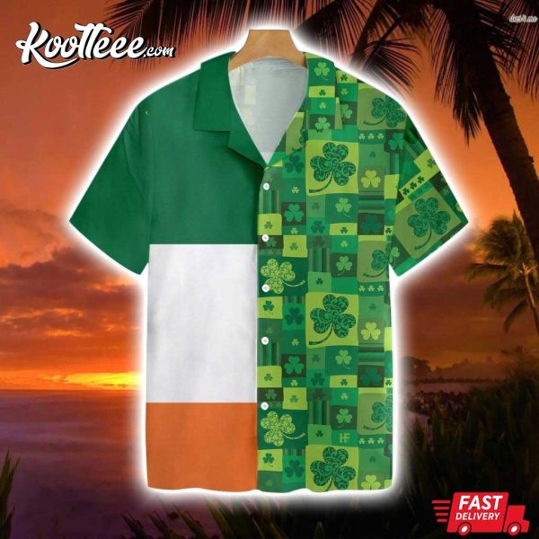 Saint Patricks Day Irish Ireland Flag Hawaiian Shirt