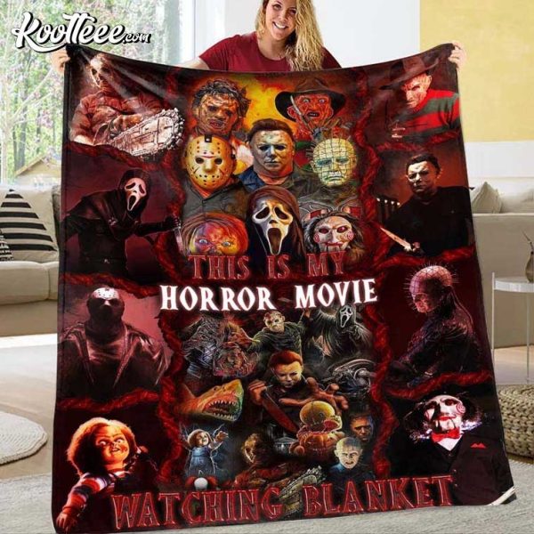 Horror Movie Character Fleece Blanket