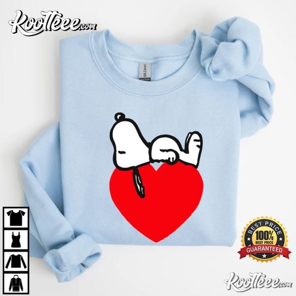 Snoopy Valentine Heart T-Shirt