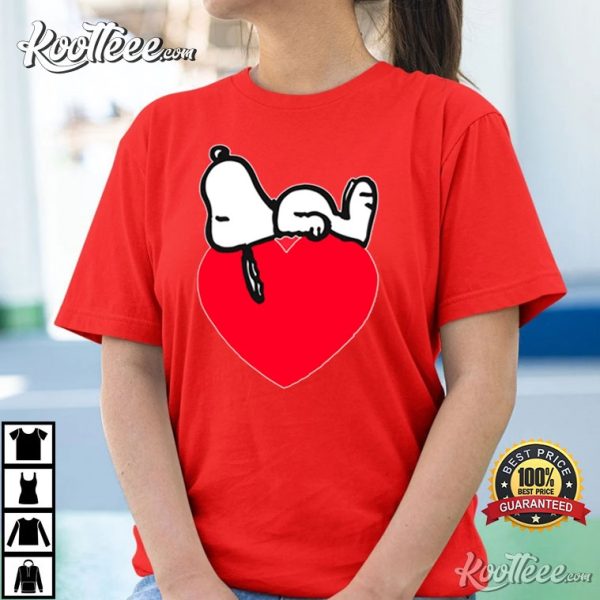 Snoopy Valentine Heart T-Shirt