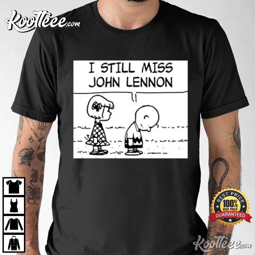 Charlie Brown I Still Miss John Lennon T-Shirt