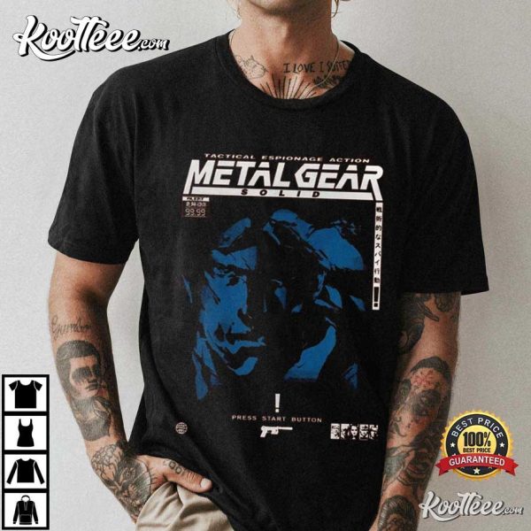 Metal Gear Solid 1998 Video Game Snake T-Shirt
