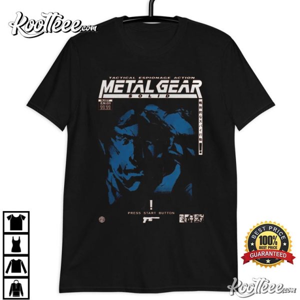 Metal Gear Solid 1998 Video Game Snake T-Shirt