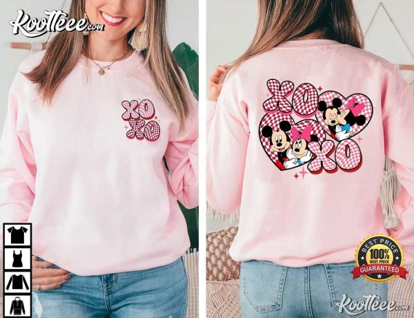 Mickey Minnie Happy Valentine’s Day T-Shirt