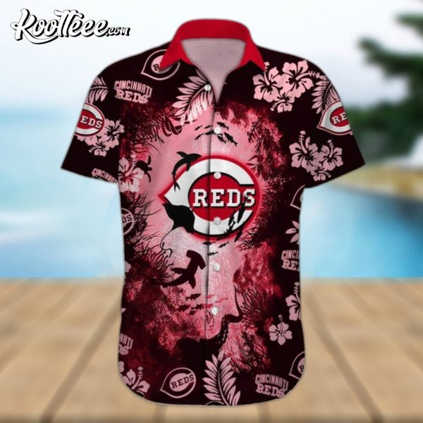 Cincinnati Reds Marine Creatures MLB Hawaiian Shirt