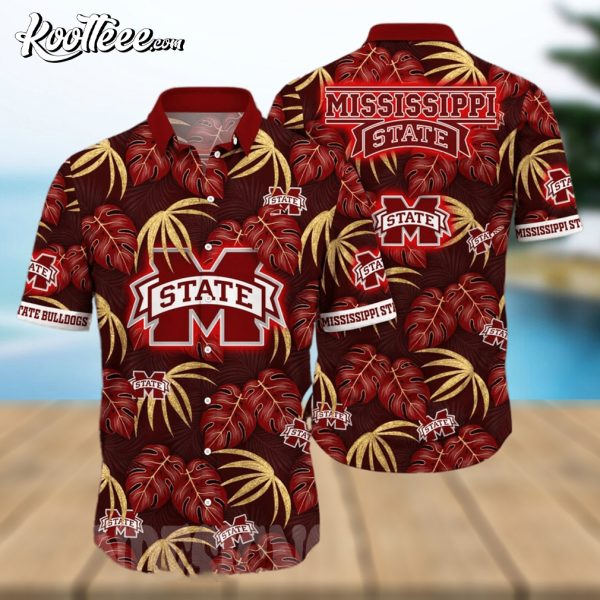 Mississippi State Bulldogs NCAA Flower Hawaiian Shirt