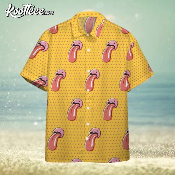 Pokemon Lickitung Yellow Hawaiian Shirt