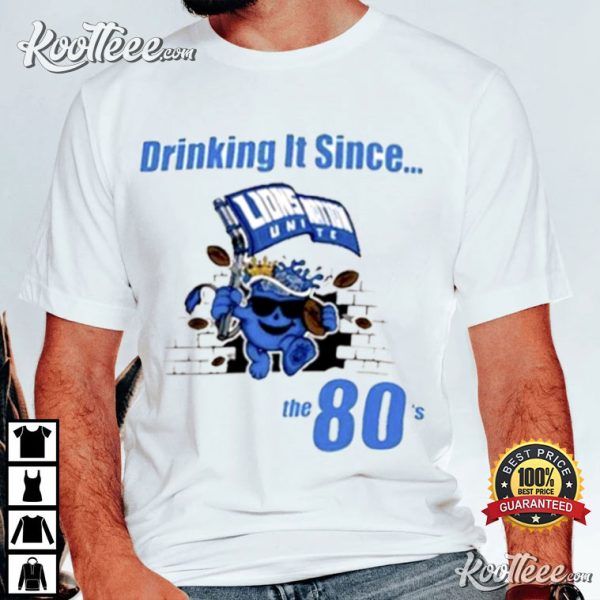 Herman Moore Detroit Lions Drinking It Since The 80s T-Shirt