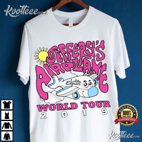 Jeffery’s Airplane Lolita Express World Tour 2019 T-Shirt