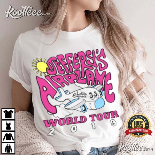 Jeffery’s Airplane Lolita Express World Tour 2019 T-Shirt